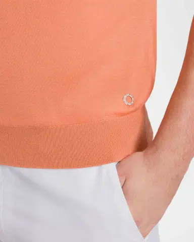 Stefano Ricci Men's Cashmere, Wool and Silk Quarter-Zip Polo Shirt | Thumbnail 7