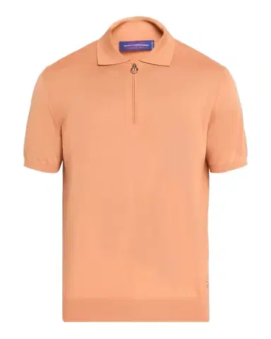 Stefano Ricci Men's Cashmere, Wool and Silk Quarter-Zip Polo Shirt | Thumbnail 1