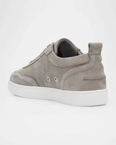 Christian Louboutin Men's Retero Nubuck Leather Low-Top Sneakers | Thumbnail 2 Christian Louboutin Men's Retero Nubuck Leather Low-Top Sneakers | Thumbnail 2