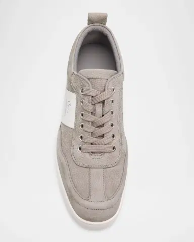 Christian Louboutin Men's Retero Nubuck Leather Low-Top Sneakers | Thumbnail 4 Christian Louboutin Men's Retero Nubuck Leather Low-Top Sneakers | Thumbnail 4