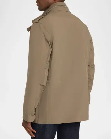 dunhill Men's Lightweight Technical Field Jacket | Thumbnail 3 dunhill Men's Lightweight Technical Field Jacket | Thumbnail 3