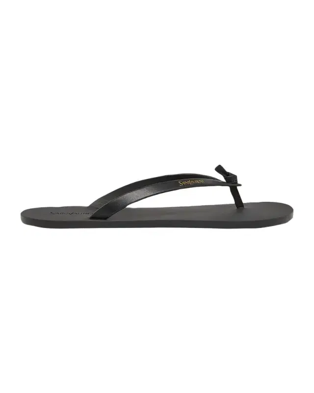 Saint Laurent Men 's Leather Thong Sandals