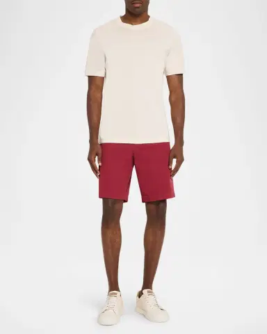 Brunello Cucinelli Men's Cotton Gabardine Garment-Dyed Bermuda Shorts | Thumbnail 2 Brunello Cucinelli Men's Cotton Gabardine Garment-Dyed Bermuda Shorts | Thumbnail 2