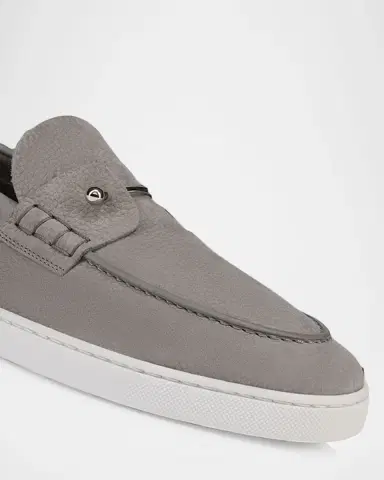 Christian Louboutin Men's Chambeliboat Flat Leather Boat Shoes | Thumbnail 3 Christian Louboutin Men's Chambeliboat Flat Leather Boat Shoes | Thumbnail 3