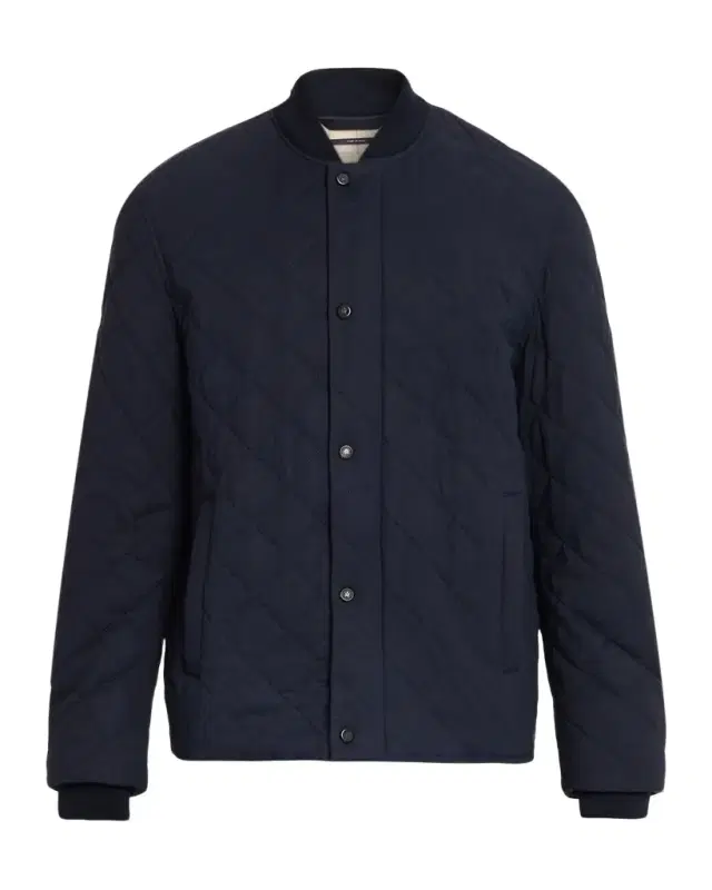 dunhill Men's Cotton and Mulberry Silk Quilted Bomber Jacket