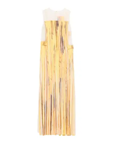 Jason Wu Collection Sleeveless Strip Tank Gown with "Sulphur Bank" Artwork by Robert Rauschenberg | Thumbnail 1 Jason Wu Collection Sleeveless Strip Tank Gown with "Sulphur Bank" Artwork by Robert Rauschenberg | Thumbnail 1