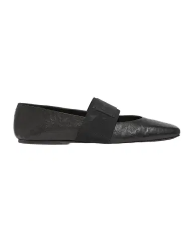 Givenchy Sliced Square Textured Leather Square-Toe Ballerina Flats | Thumbnail 1 Givenchy Sliced Square Textured Leather Square-Toe Ballerina Flats | Thumbnail 1