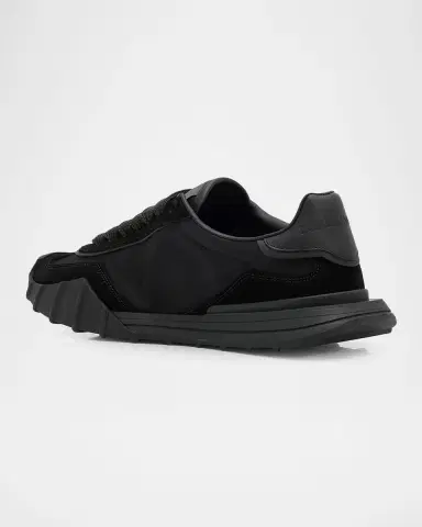 Dolce & Gabbana Men's DG Nylon & Leather Low-Top Athletic Sneakers | Thumbnail 2 Dolce & Gabbana Men's DG Nylon & Leather Low-Top Athletic Sneakers | Thumbnail 2