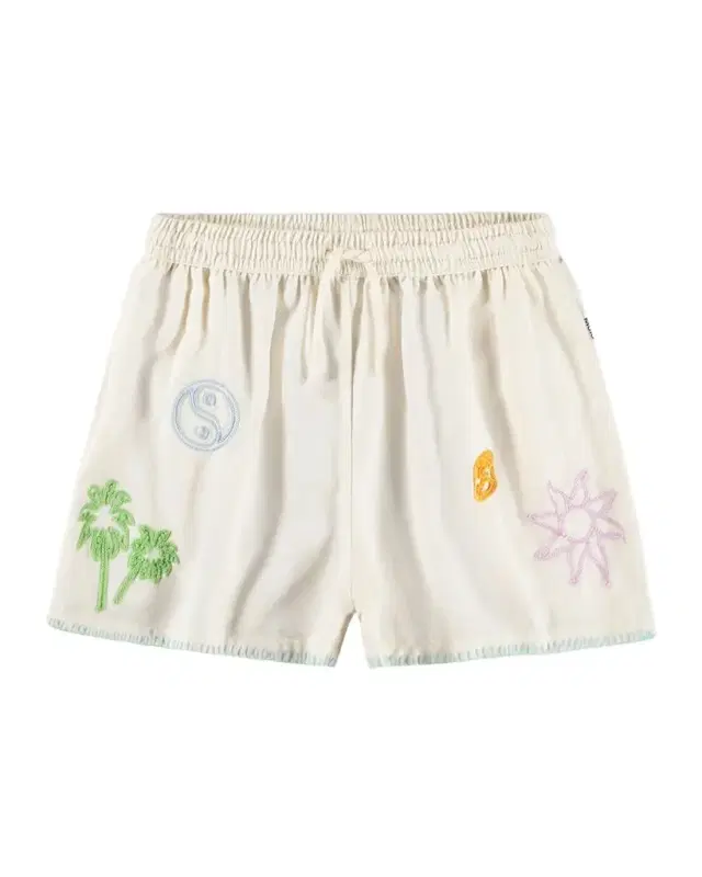 Molo Girl 's Annabella Embroidered Cotton Shorts