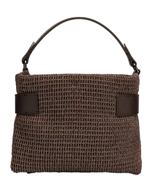 Brunello Cucinelli Essence 3D Monili Top Handle Bag