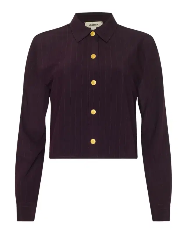 Armida Pinstripe Long-Sleeve Shirt