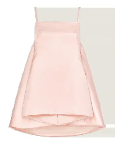 Givenchy Sliced Cape Satin Mini Dress | Thumbnail 2