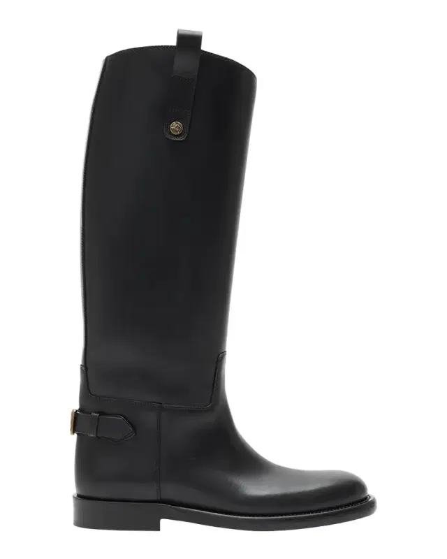 Cavalier Knee-High Leather Riding Boots