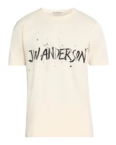 JW Anderson Men's Splatter Logo Graphic Cotton T-Shirt | Thumbnail 1