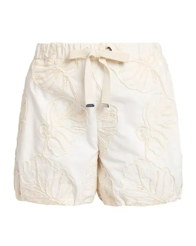 Moncler Embroidered Drawstring Shorts