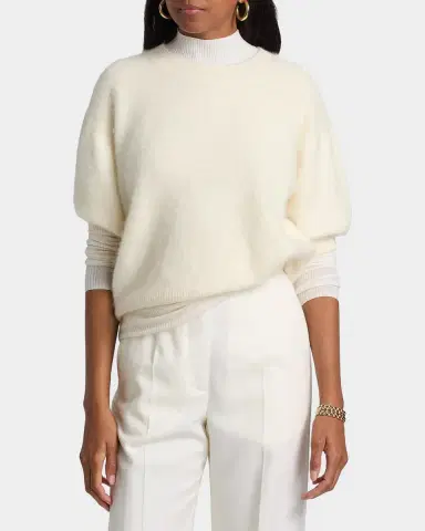 Lisa Yang Juniper Short-Sleeve Cashmere Sweater | Thumbnail 4