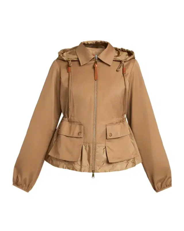 Moncler Adenium Jacket with Detachable Hood