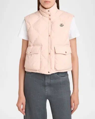 Moncler Biois Quilted Down Vest | Thumbnail 4 Moncler Biois Quilted Down Vest | Thumbnail 4