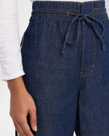 Veronica Beard Taylor Wide-Leg Track Jeans | Thumbnail 5