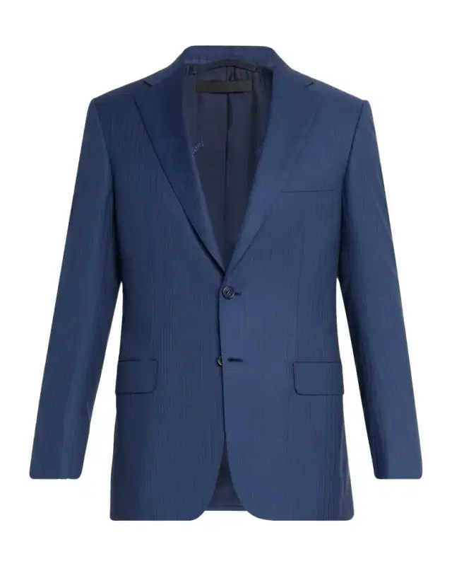 Brioni Men 's Cotton Narrow Stripe Single-Breasted Sport Coat