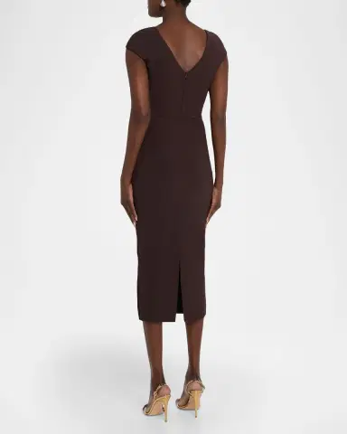 Chiara Boni La Petite Robe Hesupie Embellished Bodycon Midi Dress | Thumbnail 3 Chiara Boni La Petite Robe Hesupie Embellished Bodycon Midi Dress | Thumbnail 3