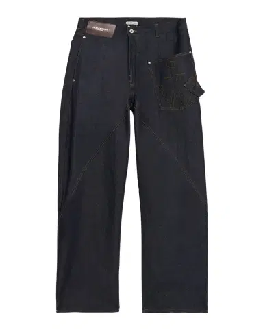 JW Anderson Men's Twisted Workwear Denim Jeans | Thumbnail 1