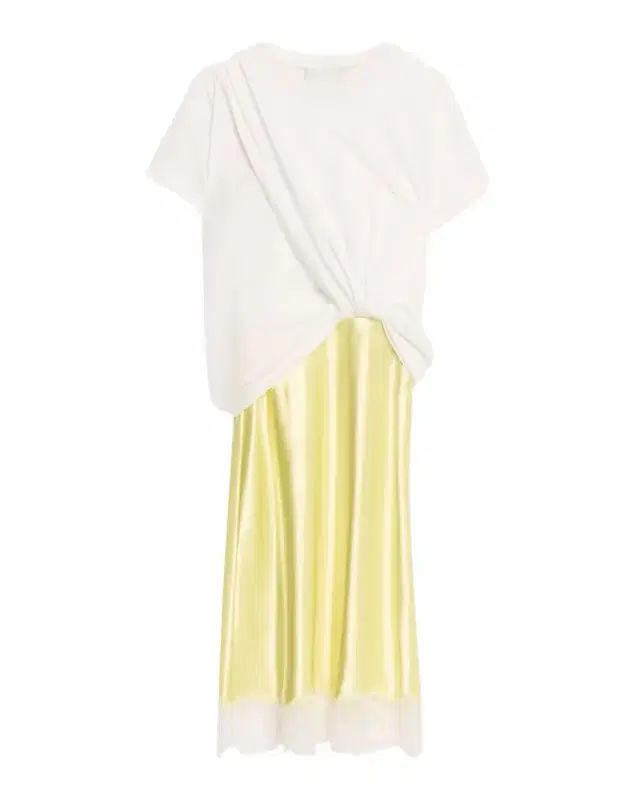 Short-Sleeve Combo T-Shirt Slip Dress
