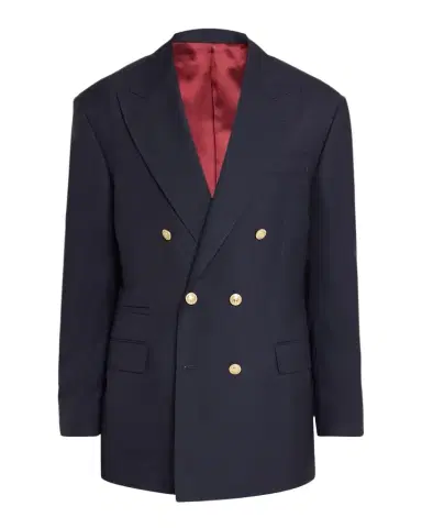 Brunello Cucinelli Men 's Virgin Wool Double-Breasted Jacket | Thumbnail 1 Brunello Cucinelli Men 's Virgin Wool Double-Breasted Jacket | Thumbnail 1