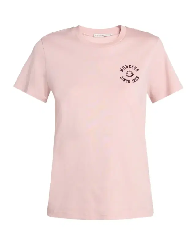 Moncler Short-Sleeve Logo Embroidered T-Shirt