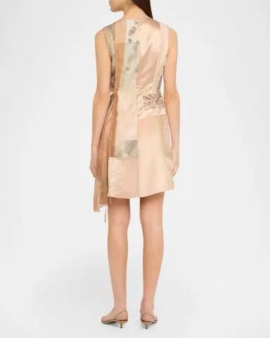 Jason Wu Collection x Robert Rauschenberg Patchwork Mini Dress | Thumbnail 3