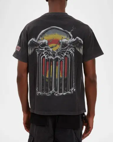 Who Decides War Men's Moon Jersey Cotton T-Shirt | Thumbnail 3 Who Decides War Men's Moon Jersey Cotton T-Shirt | Thumbnail 3