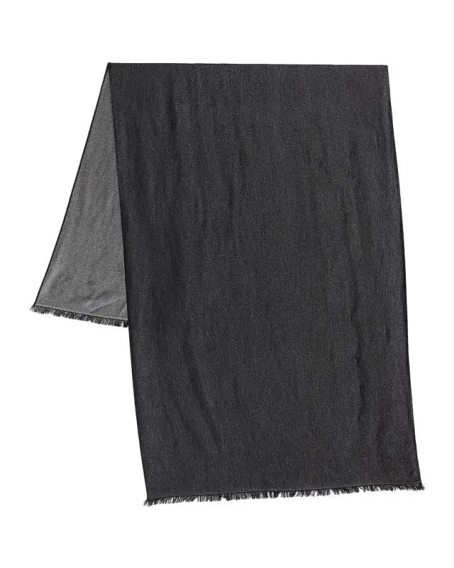 Carolyn Rowan Metallic Cotton and Viscose Shawl