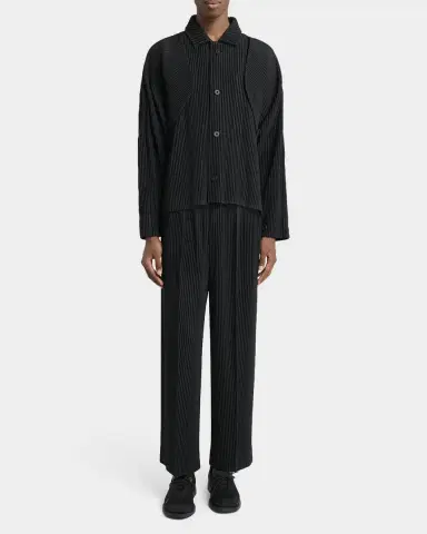 Homme Plissé Issey Miyake Men's Monthly Colors Pleated Wide-Leg Trousers | Thumbnail 2