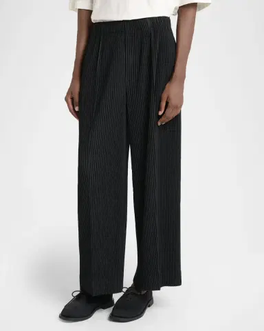 Homme Plissé Issey Miyake Men's Monthly Colors Pleated Wide-Leg Trousers | Thumbnail 4