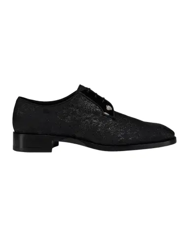 Christian Louboutin Men's Chambeliss Night Strass Jacquard Derby Shoes | Thumbnail 1