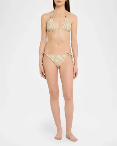 Shoshanna Mitered Striped Bikini Bottoms | Thumbnail 2 Shoshanna Mitered Striped Bikini Bottoms | Thumbnail 2