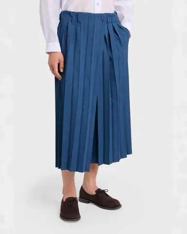 Homme Plissé Issey Miyake Men's Edge Ensemble Pleated Trousers | Thumbnail 4