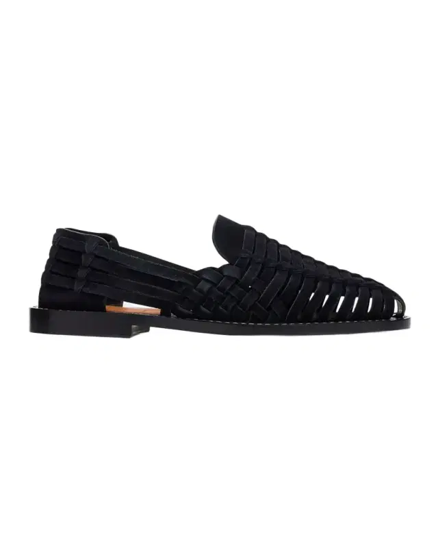 Brunello Cucinelli Men's Woven Suede Sandals