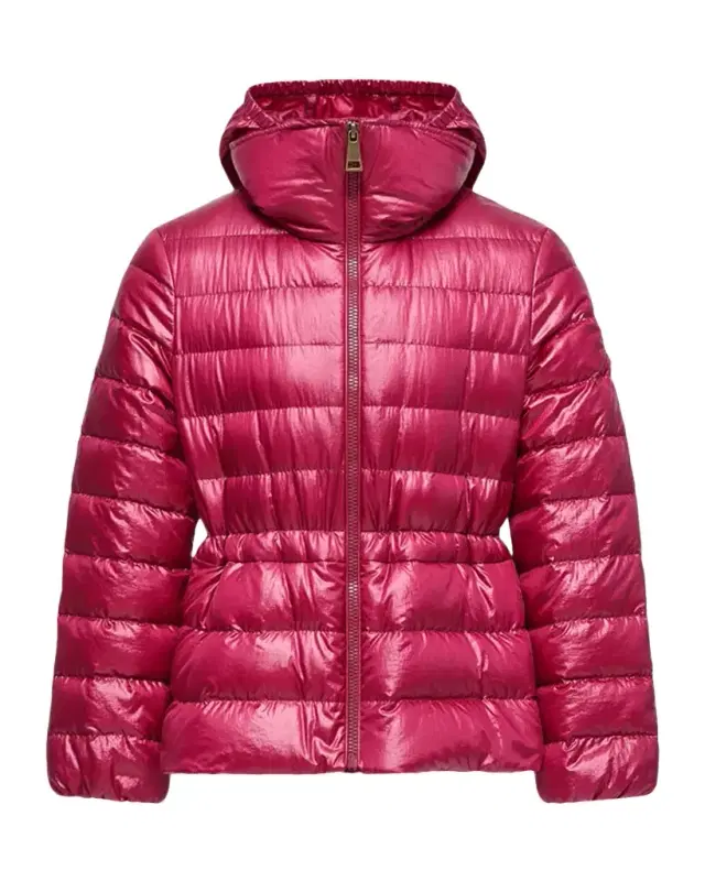 Moncler Girl 's Fem Hooded Down Jacket, Size -14
