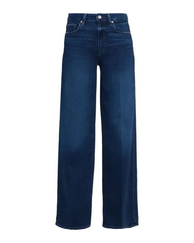 PAIGE Tatum Mid-Rise Wide-Leg Jeans