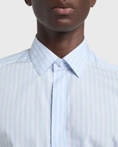 TOM FORD Men's Cotton Multi-Stripe French Cuff Sport Shirt | Thumbnail 5