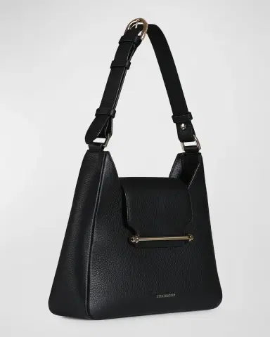 Strathberry Multrees Flap Leather Hobo Bag | Thumbnail 2