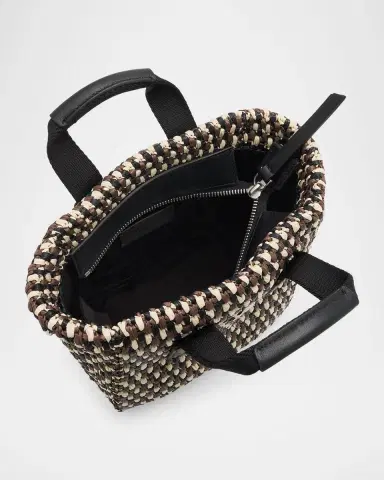 Moncler Caradoc Micro Raffia Crochet Tote Bag | Thumbnail 4 Moncler Caradoc Micro Raffia Crochet Tote Bag | Thumbnail 4