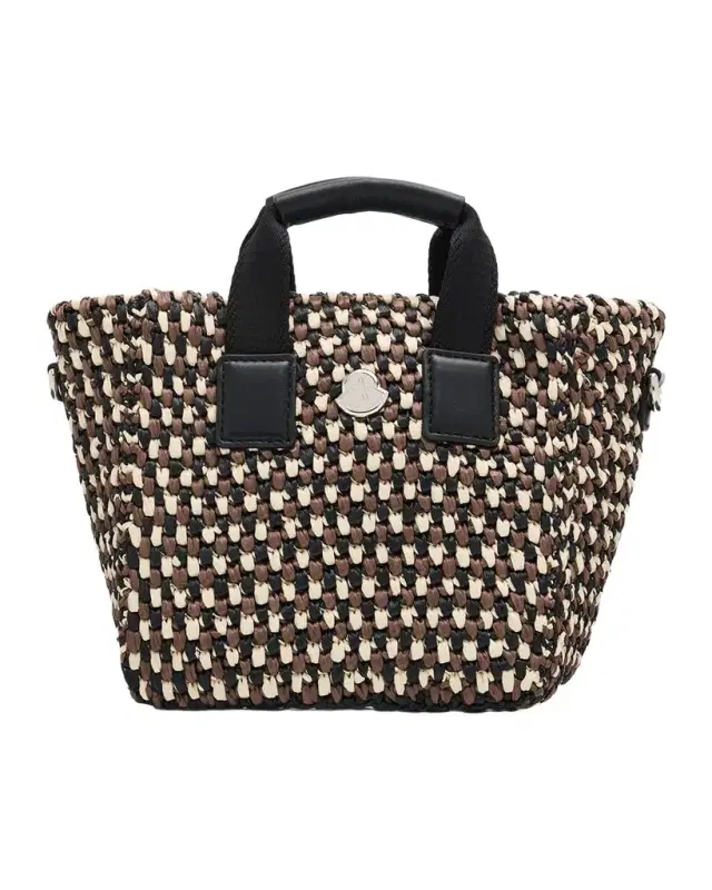 Caradoc Micro Raffia Crochet Tote Bag