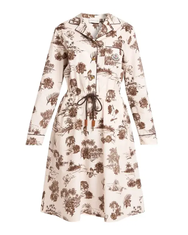 Floral-Print Shirtdress
