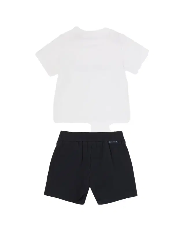 Moncler Boy 's Logo-Print T-Shirt & Shorts Set, Size 3M-3