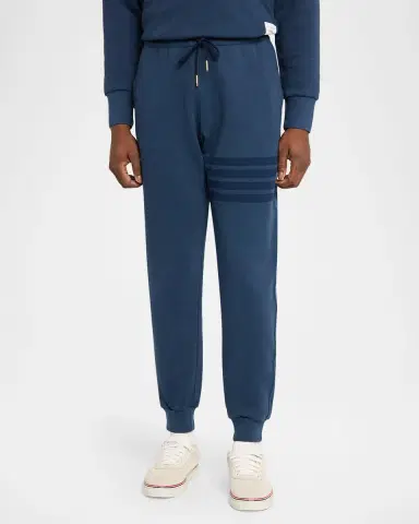 Thom Browne Men's 4-Bar Cotton Sweatpants | Thumbnail 4