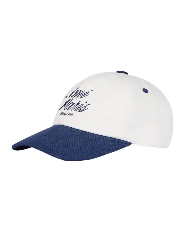 Men 's Embroidered Logo Bicolor Canvas Baseball Cap