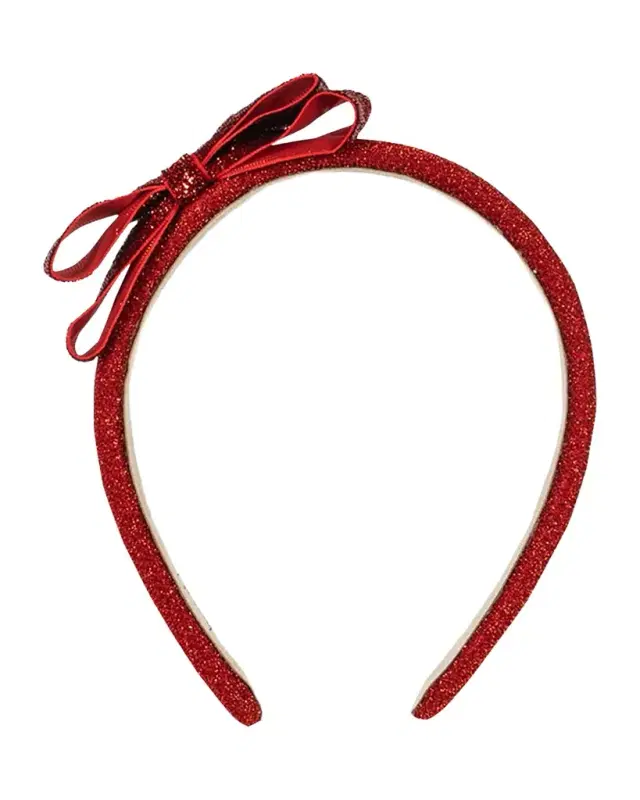 Konges Slojd Girl 's Velvet Bow Headband