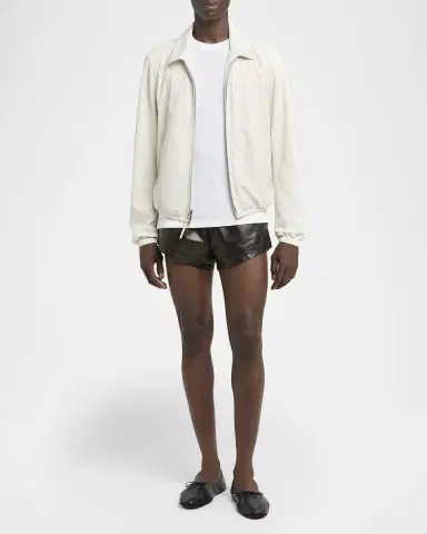 Tom Ford Men's Perforated Ribbed T-Shirt | Thumbnail 2 Tom Ford Men's Perforated Ribbed T-Shirt | Thumbnail 2